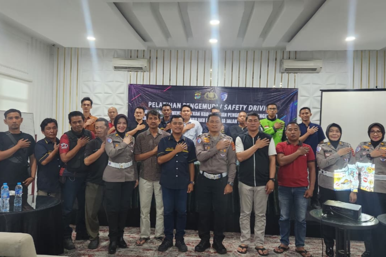 Pelatihan Safety Driving DPD ORASKI SB Lampung dengan POLDA Lampung