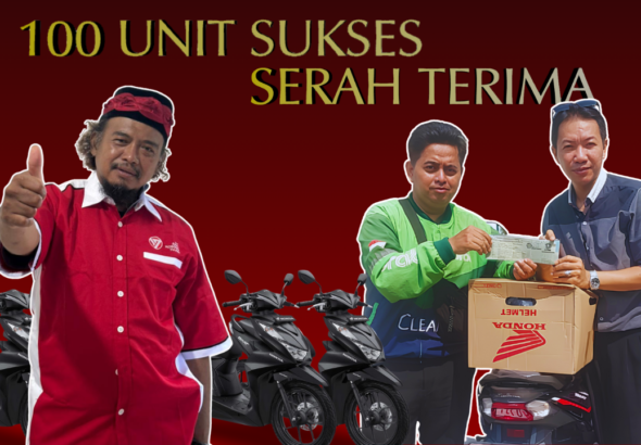 pt satu kosong tujuh serah terima 100 motor pertama