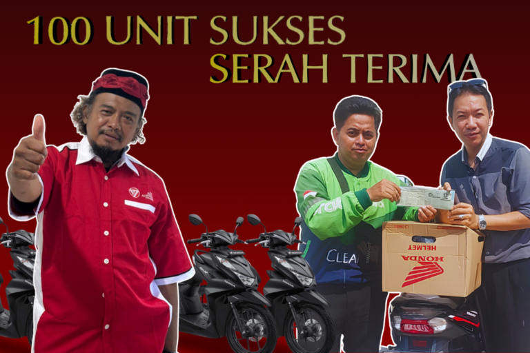 pt satu kosong tujuh serah terima 100 motor pertama